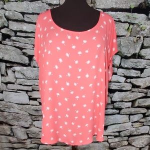 Torrid Orange Dandelion Blouse Torrid Size 2